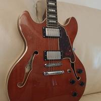 D'Angelico Premier 335 Boardwalk Walnut Stain