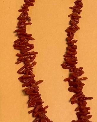 Collana in corallo rosso