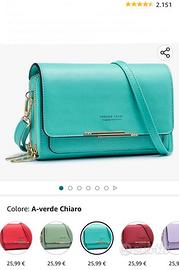 Borsa piccola - color Tiffany