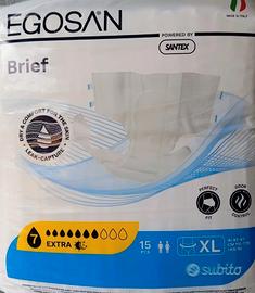 8 pacchi pannoloni XL Unisex+2 pacchi traverse