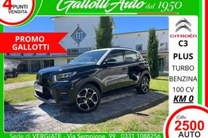 Citroen C3 Plus turbo s&s 100cv
