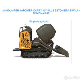 Motocariola katoimer carry 107 plus betoniera pala