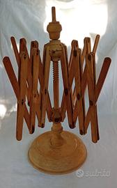 Ercolaio dipanatore vintage in legno collezione 