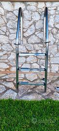 Scaletta  in acciaio per piscina interrata