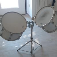 Tom Batteria Rogers "Big R" colore argento seta