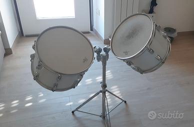 Tom Batteria Rogers "Big R" colore argento seta