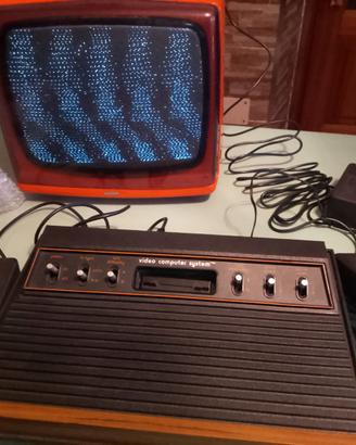 Video computer system Atari più TV vintage