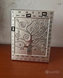 Calendario perpetuo argento