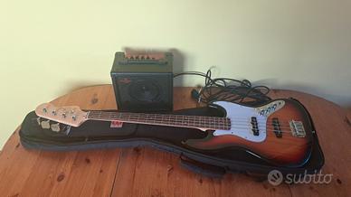 Basso elettrico Sound Sation con kit completo