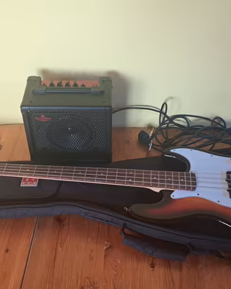 Basso elettrico Sound Sation con kit completo
