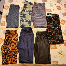 N. 7 leggings leggere lunghe vari colori