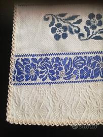 asciugapiatti a punto croce 