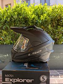 Casco LS2 MX701 EXPLORER Nero Opaco Tg. M