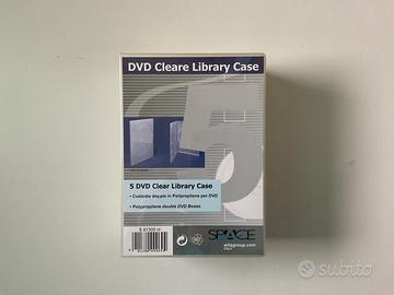 Box 5 Custodie dvd nuovo