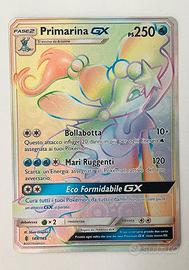 Carta Pokemon Primarina Gx hyper ottime condizoni