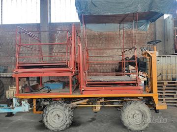 Carro raccolta frutta e potatura frutteto
