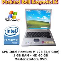 Notebook Windows XP - Packard-Bell Easynote L4