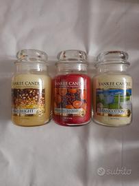 Trio giare grandi Yankee Candle 