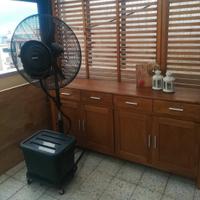 ventilatore acqua nebulizzata 