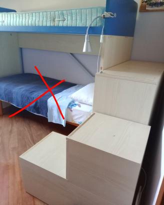 Struttura letto a ponte