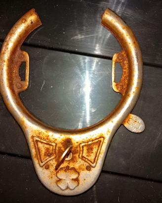 Fanali posteriori e serratura bici vintage