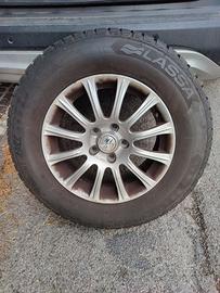 Set completo di cerchi e gomme termiche
