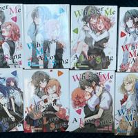 Manga whisper me a love song vol. 1-8