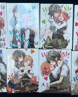 Manga whisper me a love song vol. 1-8