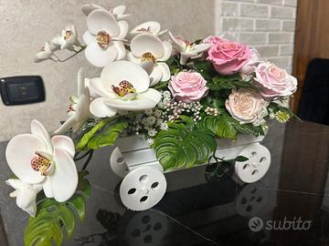 Composizione di fiori di sapone