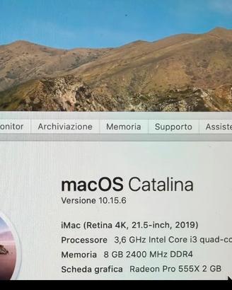 imac 21.5” 4K 2019  come nuovo