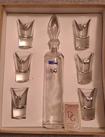 Servito da liquore in argento 925‰