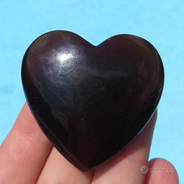 Minerali - cuore in ambra naturale Santo Domingo