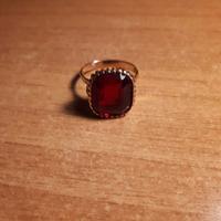 anello rubino di 5 kr. peso 6,60 oro 18 kr.