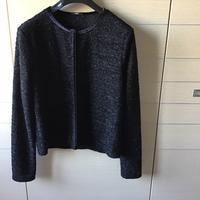 Giacchina nera blillantinata taglia L