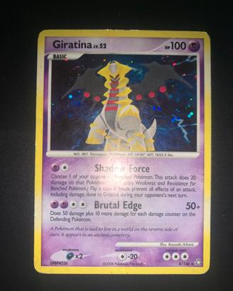 Carta Pokemon Giratina 4/146 Holo English Eng