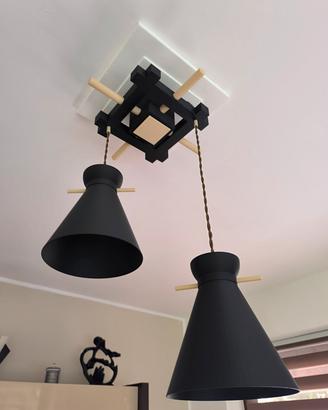lampadario stile giapponese 