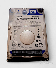 Hard Disk 2,5" Western Digital 500GB WD5000LPVX