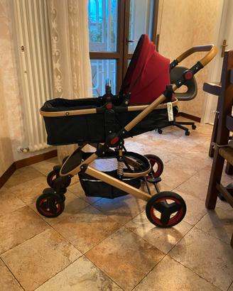 passeggino carrozzina seggiolino con accessori