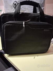 Borsa a tracolla per portatile nera Tucano