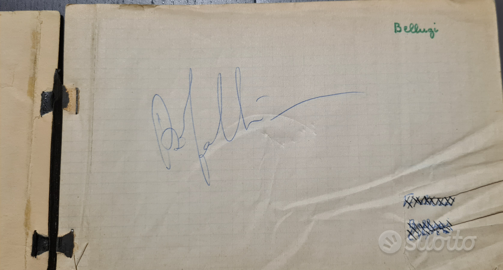 1968-69 autografi originali dei calciatori componenti la rosa - photo