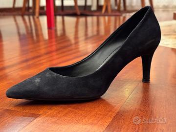 Scarpe tacco nere eleganti Tg 38