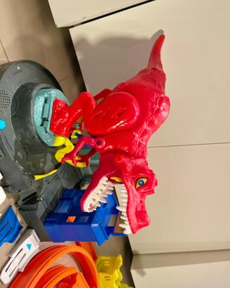 Hotwheels playset pista T-Rex rosso Mattel