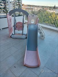 scivolo e altalena castello principesse