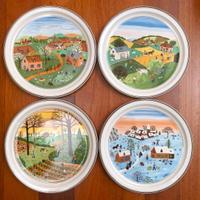 VILLEROY & BOCH - 4 Piatti NAIF serie 4 Stagioni