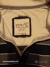 t shirt calda in cotone a righe 