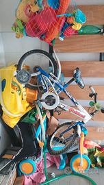 bicicletta bimbo con rotelle