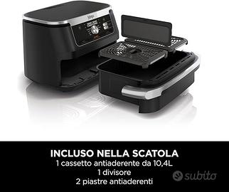 Ninja Foodi FlexDrawer, Friggitrice ad Aria, Doppi