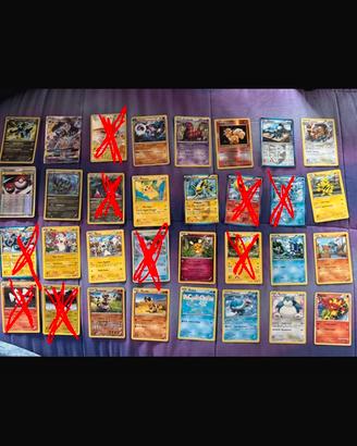Lotto carte Pokémon