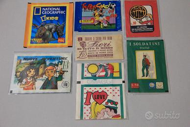 Pacchetti figurine anni 70 lotto