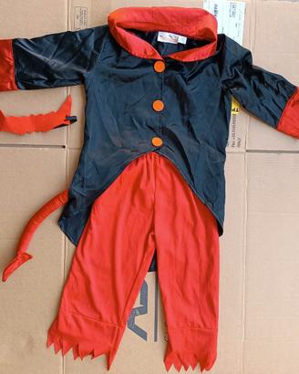 Costume da maschera DIAVOLETTO taglia 4/6 anni